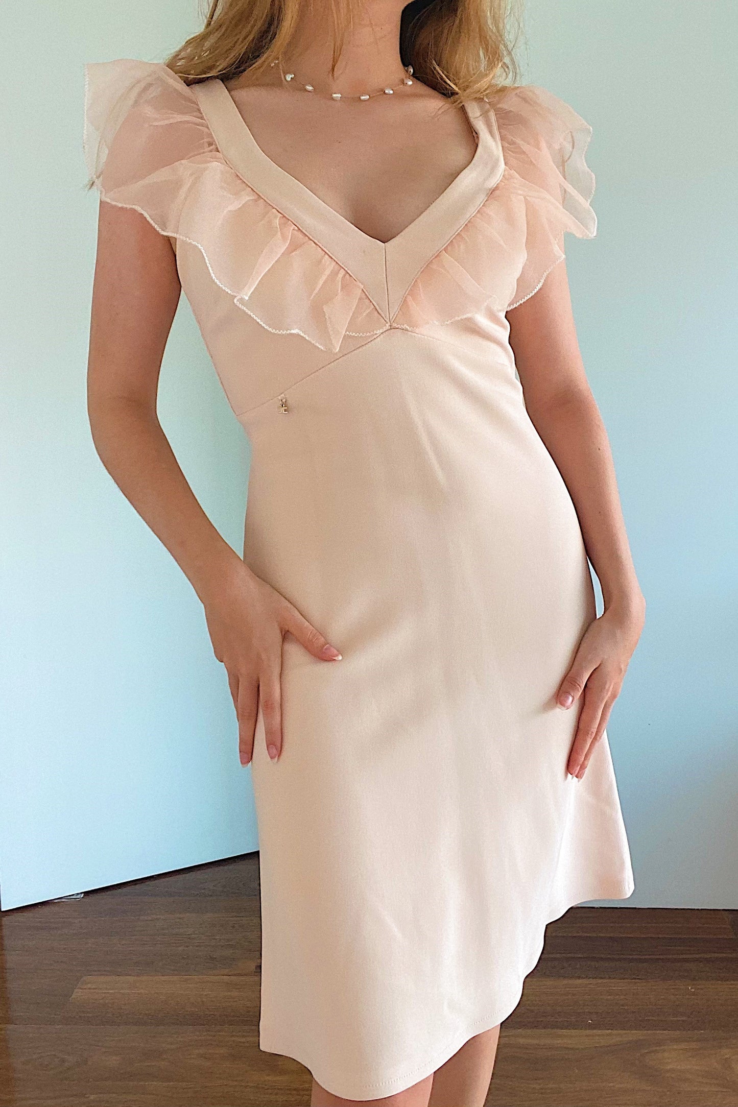 Baby pink dress